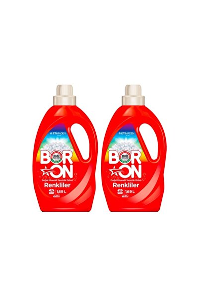 Boron Doğal Mineralli Sıvı Temizlik Ürünü 1,69 lt Renkliler 2 Adet