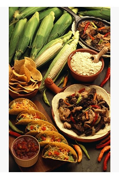 Universal Poster decorativ din lemn cu tematică mexicană