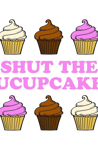 Universal Fucupcakes' Κλείστε την Πόρτα Επιτραπέζια Ξύλινη Διακοσμητική Αφίσα