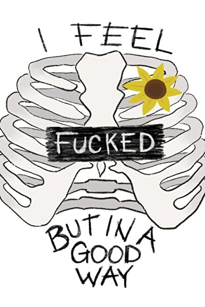 Universal Tfb - Ξύλινη Αφίσα Σκελετού για Διακόσμηση