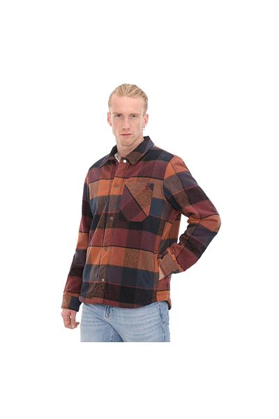 Timberland B0A6G5SJ601-R Timberland Sherpa Lined Overshirt Ανδρικό πουκάμισο μαύρο