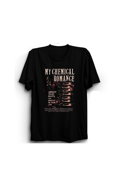 The Fame Tricou My Chemical Romance, MCR, Bullet, Rock Metal Band