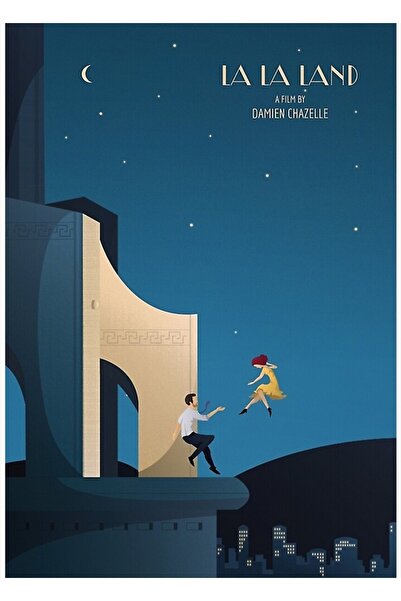 Universal Διακοσμητική Ξύλινη Αφίσα Πίνακα La La Land