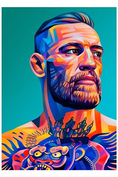 Universal Conor Mcgregor Painting Wooden Poster Decorative