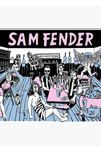 Universal Noua tablou decorativă din lemn Sam Fender - Lowlights Poster decor...