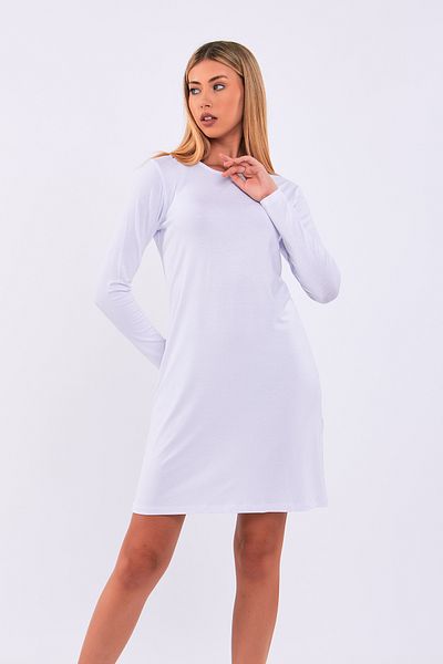 Pousse Collection Crew Neck Long Sleeve Basic Tunic