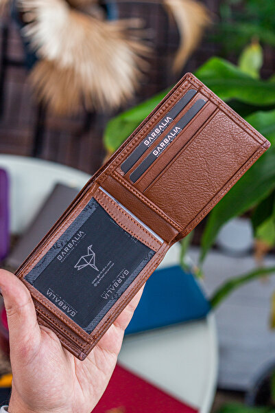 Garbalia Arsenal Genuine Leather RFID Blocking Horizontal Tan Men's Wallet