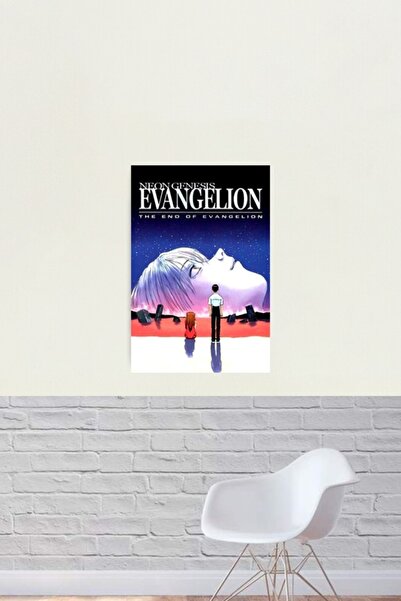 Universal Neon Evangelion Son Tablo Ahşap Poster Dekoratif
