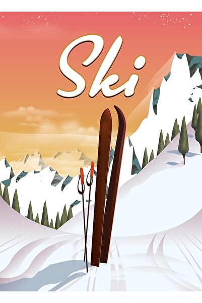 Universal Αφίσα Καγιάκ Ξύλινη Διακοσμητική Αφίσα