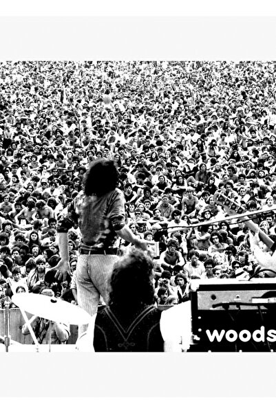 Universal Διακοσμητική Ξύλινη Αφίσα Ζωγραφικής Woodstock