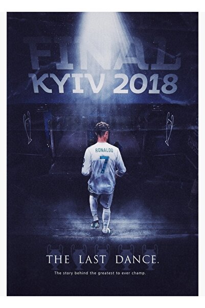 Universal Ο Τελευταίος Χορός: Κριστιάνο Ρονάλντο. Διακοσμητική Ξύλινη Αφίσα Ζ...