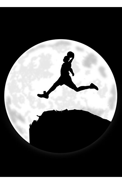 Universal Basketball Fly Painting Wooden Poster Decorative