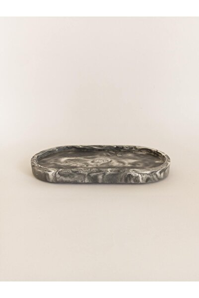 ABAD.HANDMADE MARBLE OVAL TRAY ALTLIK ORGANİZER