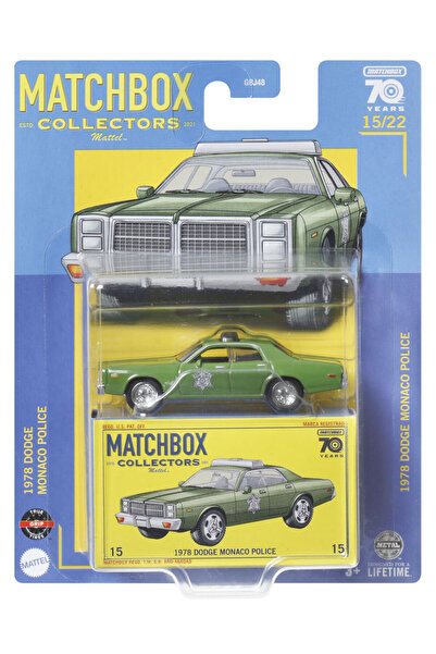 Matchbox Premi?um Arabalar 1978 Dodge Monaco Police HLJ62