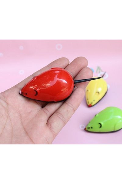 CMT Colorful Mouse Cat Toy - Pull and Drop