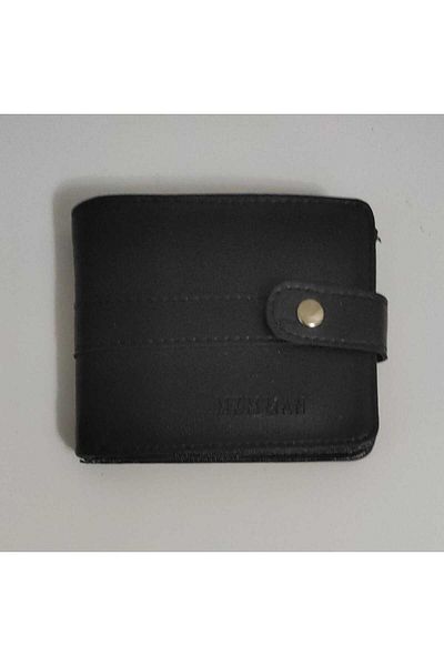firdevsi hobi Leather Look Men's Wallet with Horizontal Snap Housing