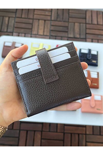 DERKON ΝΕΟ ΣΤΥΛ ΜΙΚΡΟ ΓΝΗΣΙΟ ΔΕΡΜΑΤΙΝΟ ΠΟΡΤΟΦΟΛΙ ΚΑΦΕ