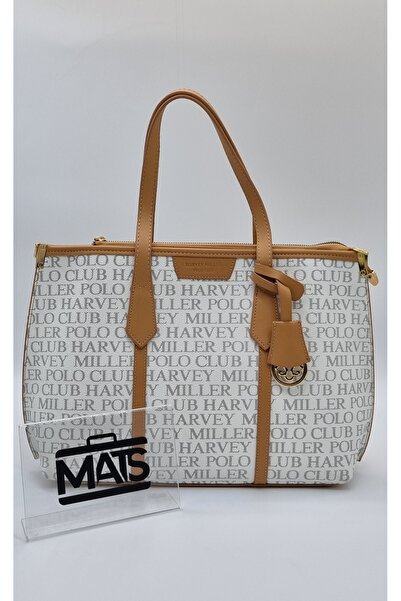 Harvey Miller Polo Club Harvey Miller Monogram Baskılı Büyük El Ve Omuz Çanta...