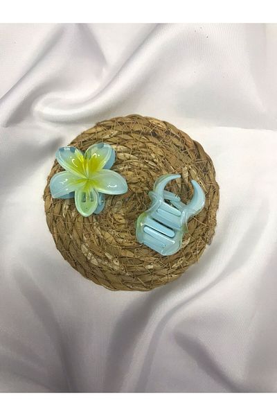 TETHOME 2 Pieces Small Size Lotus Flower Latch Buckle 4.5 Cm