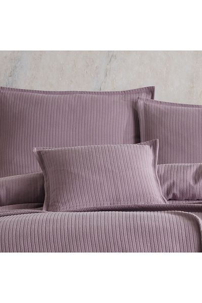 Lief Home 100% памучно плетено многофункционално покривало за легло с шарки | 240x230