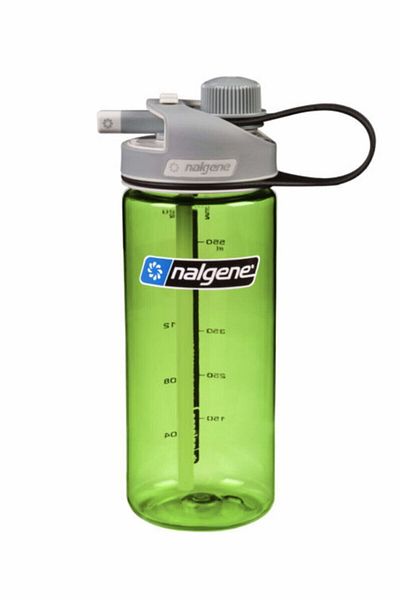 NALGENE Multidrink, Green /gray Cap Tritan Water Bottle 0,6l