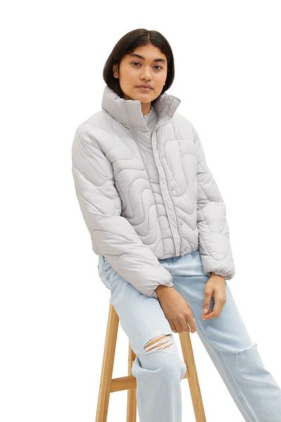 Tom Tailor Jacke Damen/Mädchen Basic hellgrau