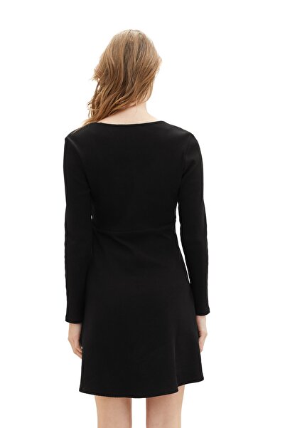 Tom Tailor Sukienka dla kobiety/dziewczyny w kolorze głębokiej czerni