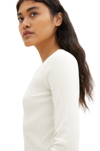 Tom Tailor Denim T-shirty Damskie / Dziewczęce Gardenia Białe