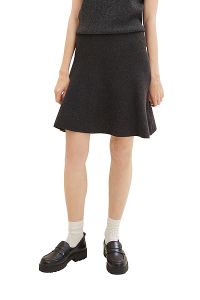Tom Tailor Denim Rock Damen/Mädchen Skaterrock aus Strick