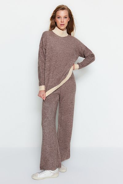 Trendyol Collection Wide Fit Boucle Knitwear Set - Twoaw24Au00086
