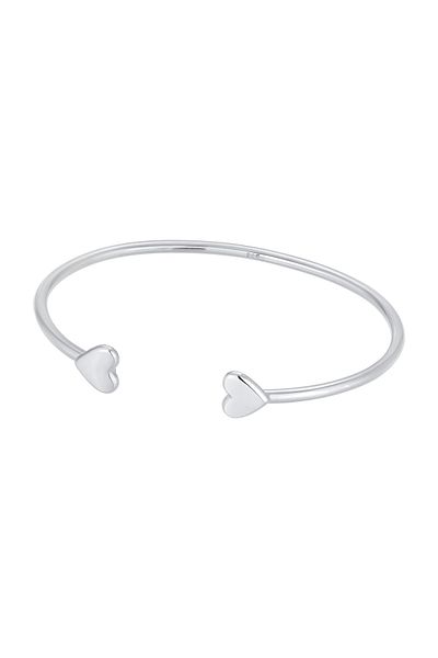 ELLI Armband Armreif Offenes Herz Liebe Love Valentin 925 Silber