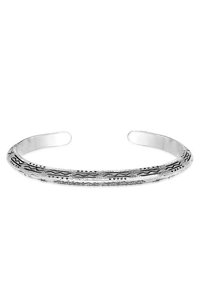 HAZE & GLORY Armband Armreif - Azetec 925 Silber