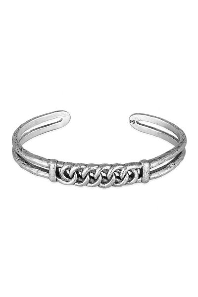 HAZE & GLORY Armband Armreif - Chain Game 925 Silber