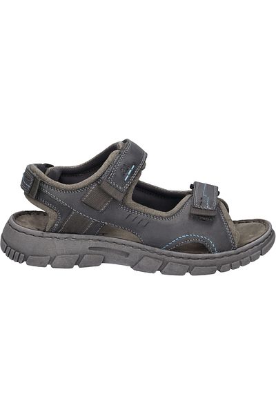 Josef Seibel Brendan'dan 04 | Sandale für Herren | Grau Brendan 04, Asphalt-Kombi