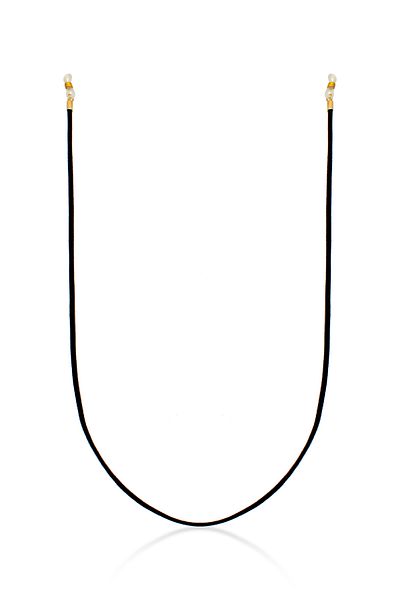 ELLI Schmuckzubehör Brillenkette Synthetisches Leder 925 Silber