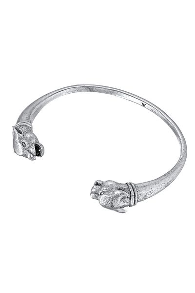 KUZZOI Armband Armreif Panther Maskulin Tier Symbol 925 Silber