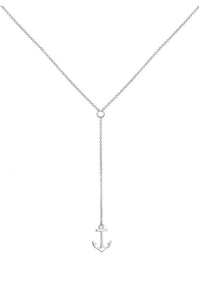 ELLI Halskette Y-Kette Anker Meer Strand Kombinierbar 925 Silber