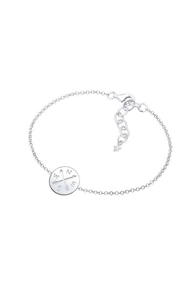 ELLI Armband - Kompass Yolculuk Reise Talisman 925 Silber