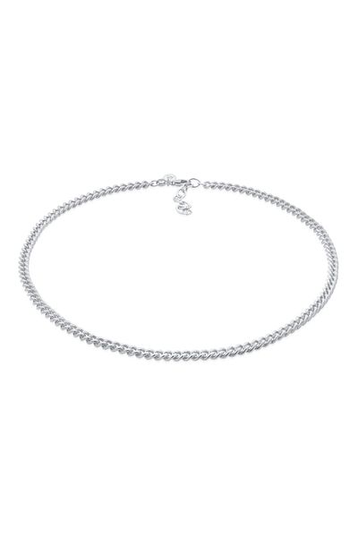 ELLI Halskette Choker Panzerkette Basic Edel Klassik 925 Silber