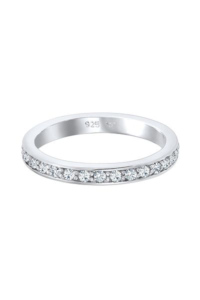 ELLI Ring Glamourös Kristalle 925 Sterling Silber