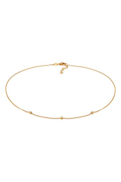 ELLI Halskette Choker Silberbeads Kugelkette Verspielt 925 Silber