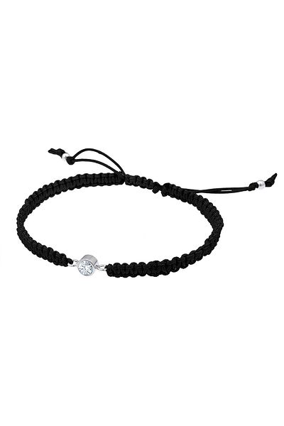 ELLI Armband Armband Solitär Knoten Kristalle 925 Silber