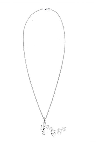 ELLI Schmuckset Engel Herz 925 Ayar Gümüş