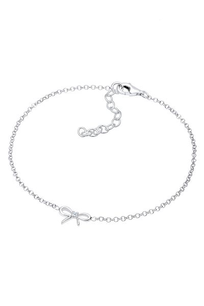 ELLI Kol Bandı 925 Ayar Gümüş Schleife Diamant Geschenkidee