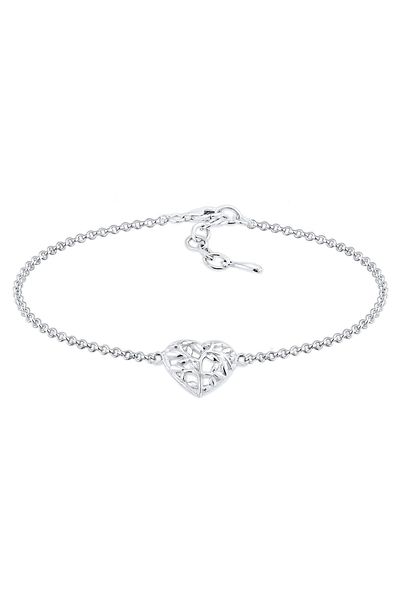 ELLI Armband Lebensbaum Herz Blatt 925 Sterling Silber