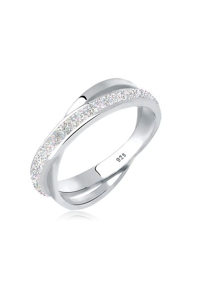 ELLI Ring aus 925er Sterlingsilber – Wickelring Emaille