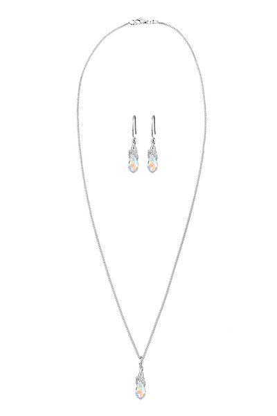 ELLI Schmuckset Kristal 925 Ayar Gümüş