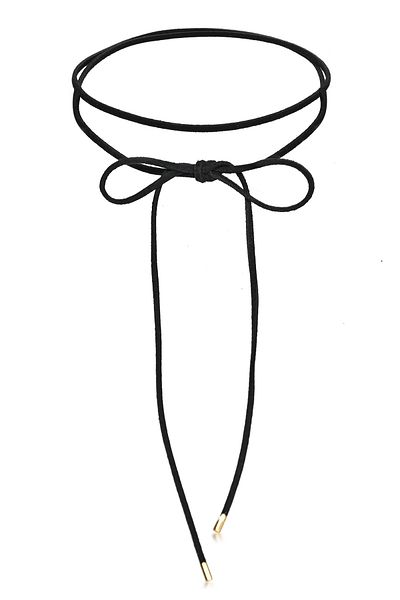 ELLI Halskette Trend Choker Schleife Velvet 925 Sterling Silber