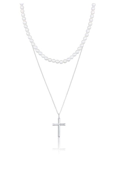 KUZZOI Halskette Totenkopf 925 Trendyol - Silber Schädel Sterling Gothic