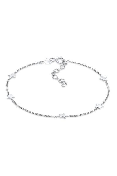 ELLI 925 Silber Astro Trend Panzerkette - Armband Stern